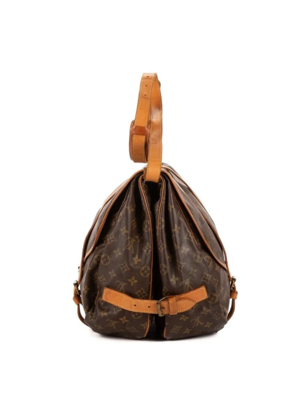 Louis Vuitton Saumur 43 Brown Monogram Canvas - Picture 3 of 11